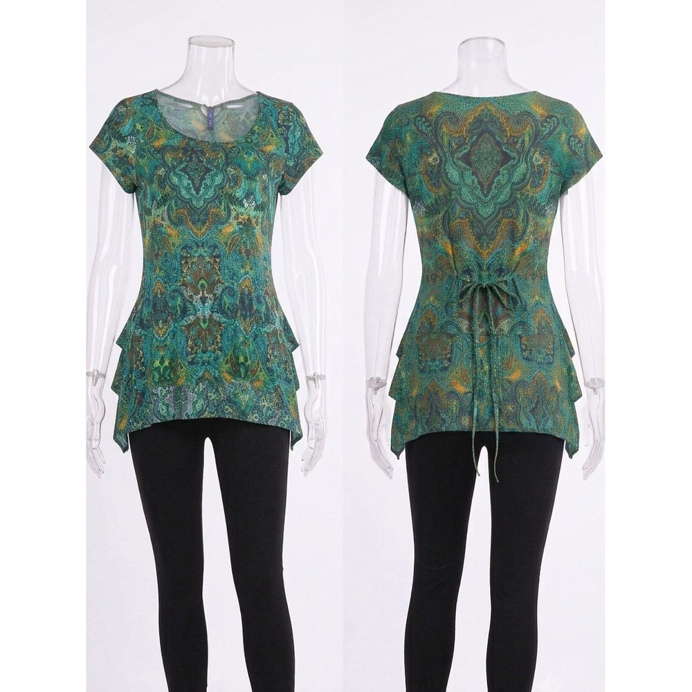 Great Northwest Indigo Blouse SKUW696